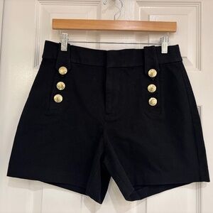 Lilly Pulitzer 5" Parrish High Rise Shorts. Black. Size 8